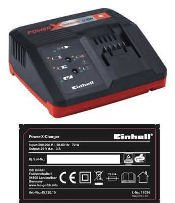 Caricabatterie Einhell power X Charger