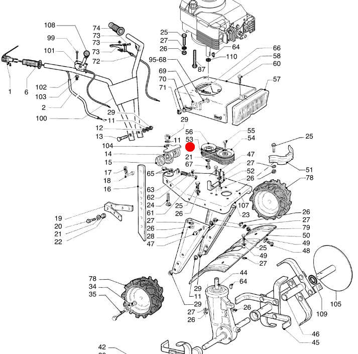 Cinghia per motozappa Ursus/Mep 6