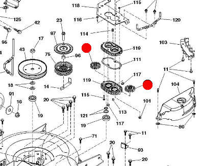 Ingranaggio invertitore lama - Clicca l'immagine per chiudere